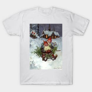 “Gathering Pine Boughs” by Jenny Nystrom T-Shirt